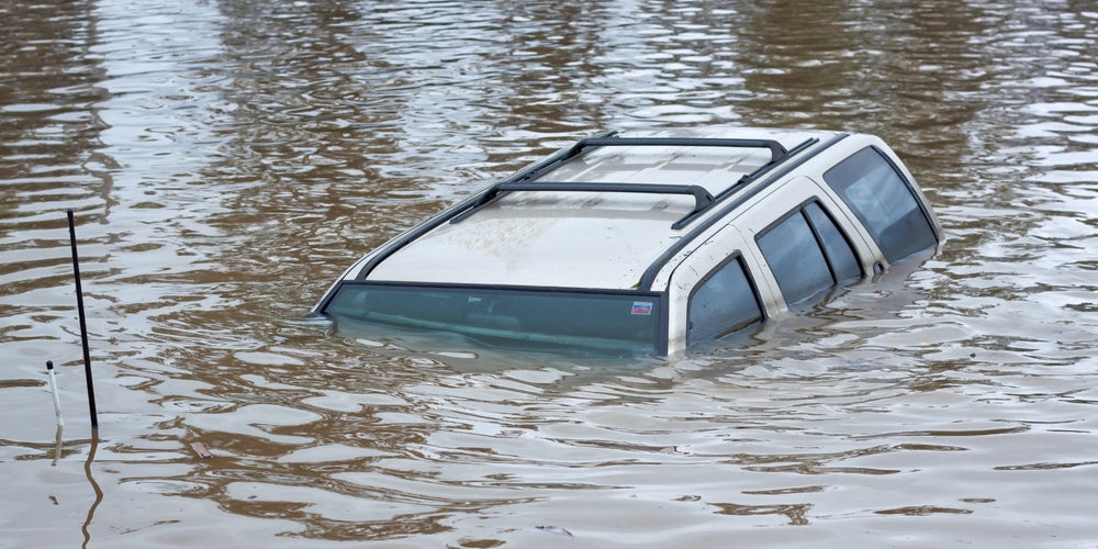 Flooded Car Houma