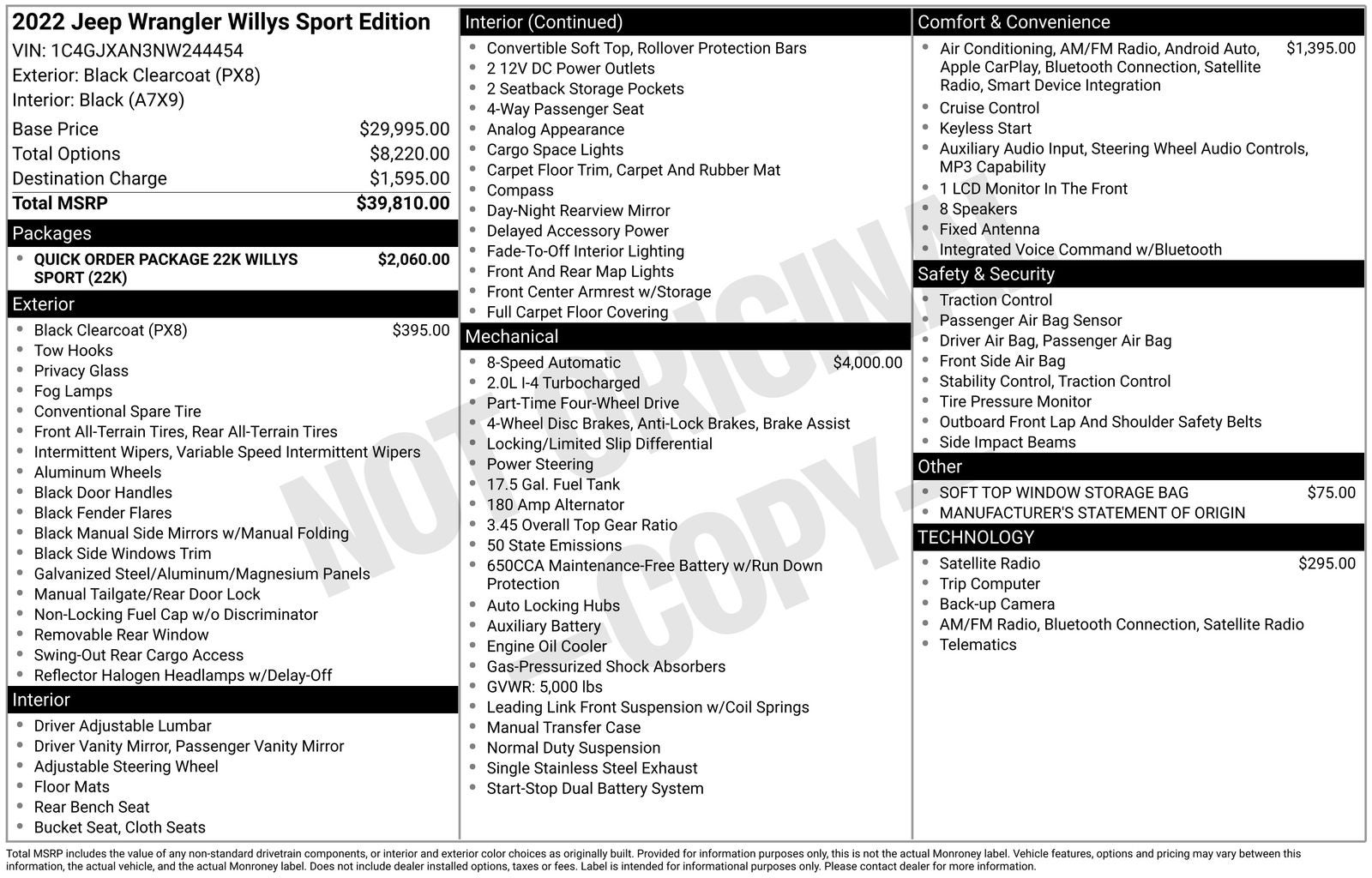 2022 Jeep Wrangler Willys