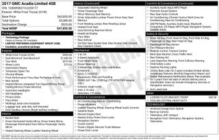 2017 GMC Acadia Limited Limited