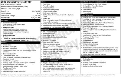 2025 Chevrolet Traverse LT 1LT
