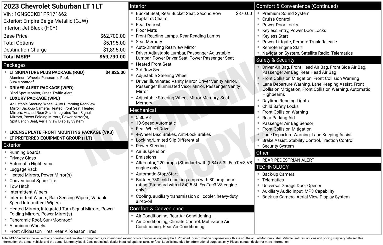 2023 Chevrolet Suburban LT