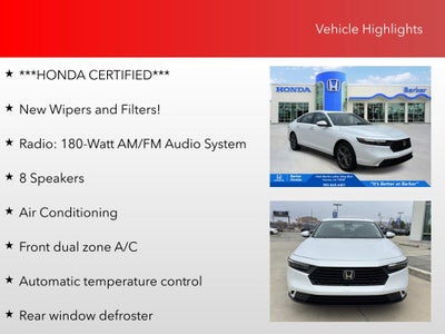 2023 Honda Accord EX