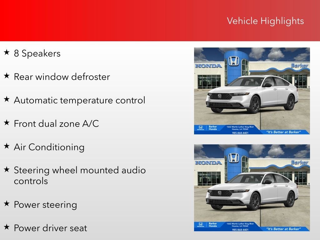 2025 Honda Accord SE