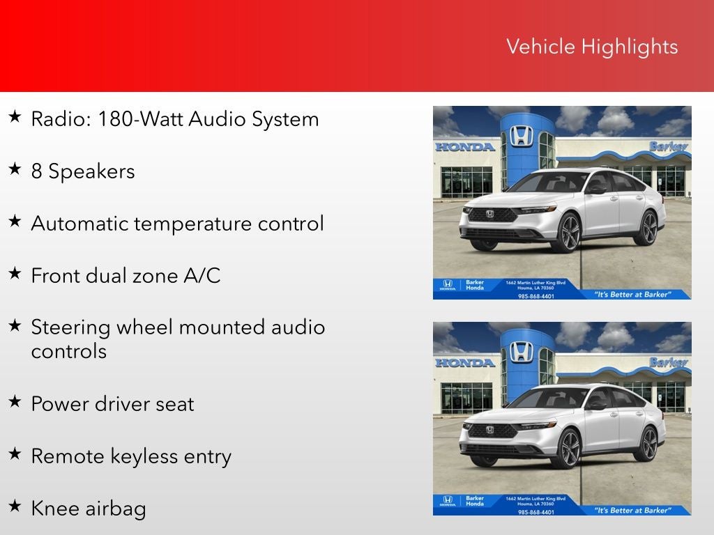 2026 Honda Accord SE