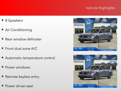 2026 Honda Accord SE