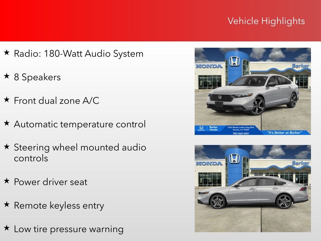 2025 Honda Accord Hybrid Sport