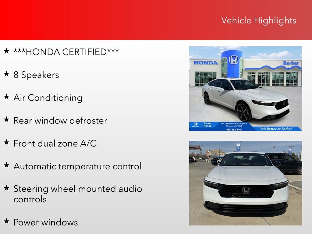 2025 Honda Accord Hybrid Sport