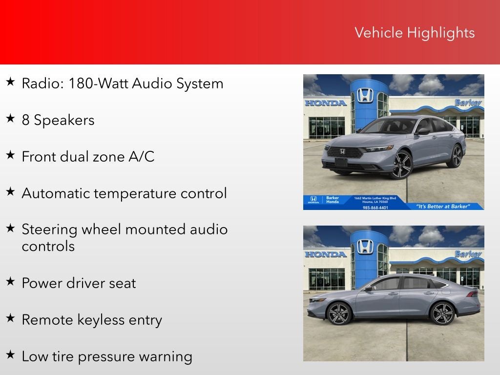 2025 Honda Accord Hybrid Sport