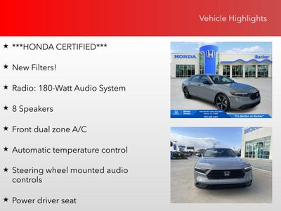 2025 Honda Accord Hybrid Sport