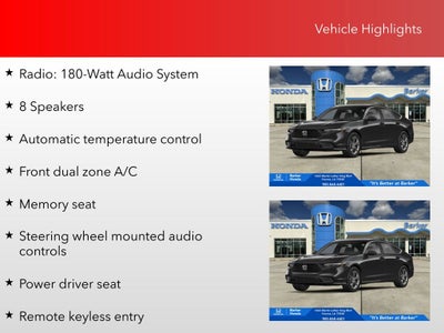 2026 Honda Accord Hybrid EX-L