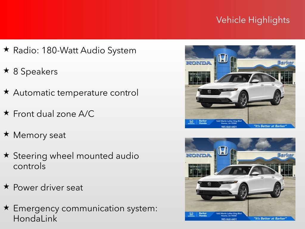 2026 Honda Accord Hybrid EX-L
