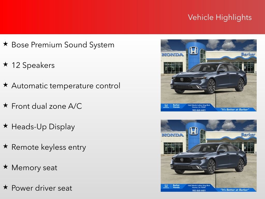 2026 Honda Accord Hybrid Touring