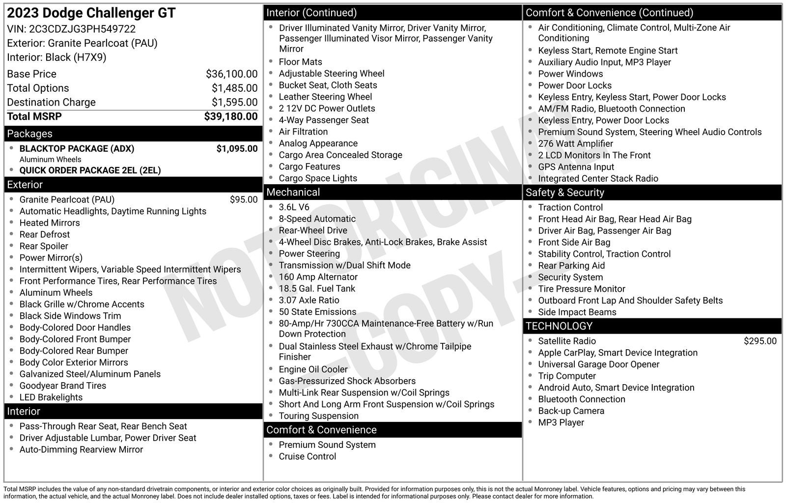 2023 Dodge Challenger GT