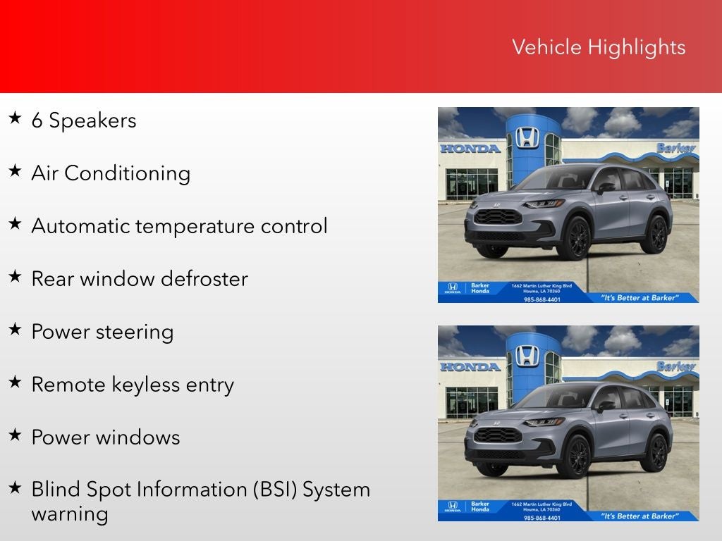 2026 Honda HR-V Sport