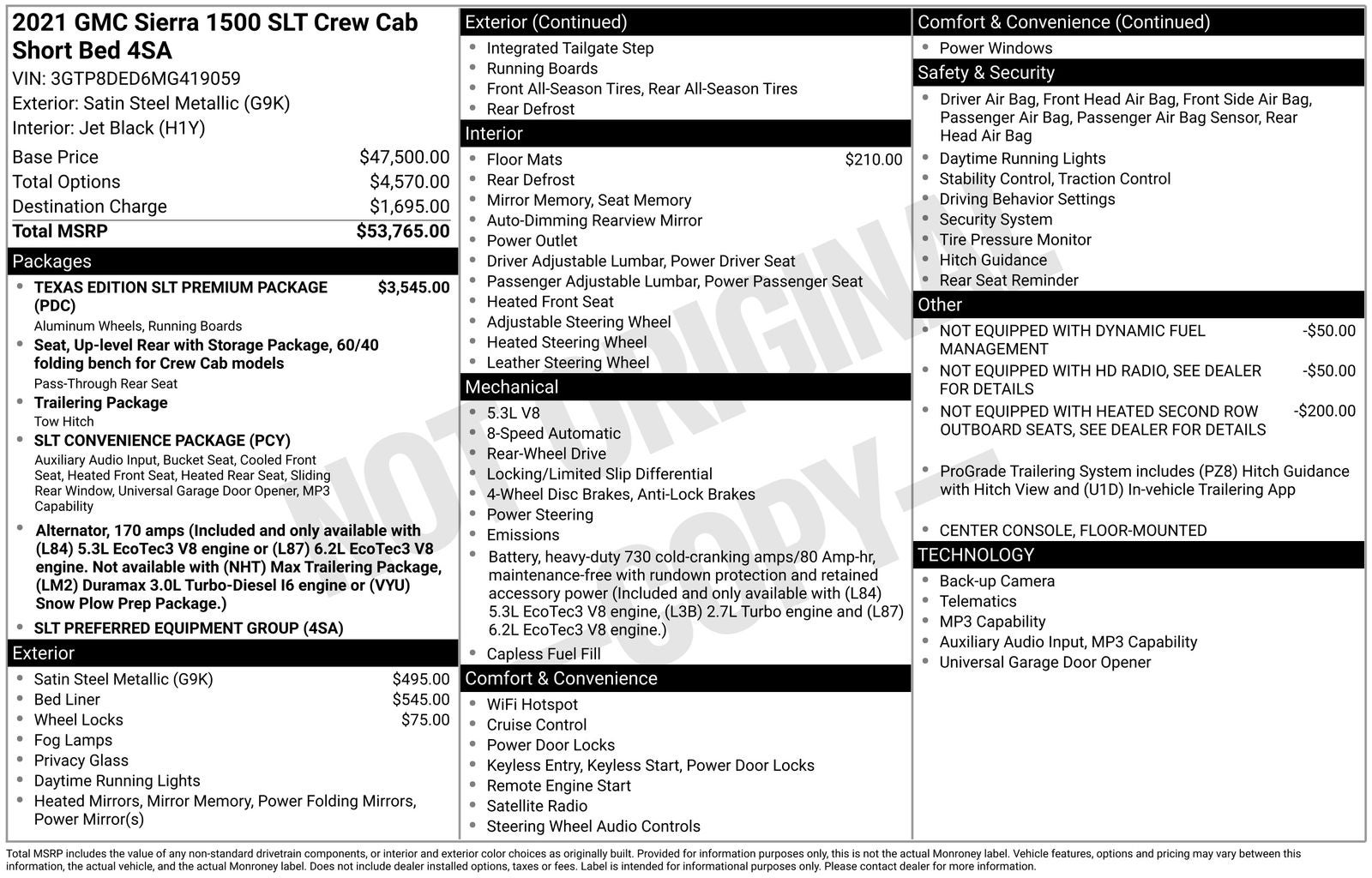 2021 GMC Sierra 1500 SLT