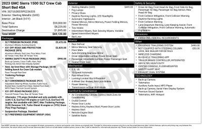 2023 GMC Sierra 1500 SLT