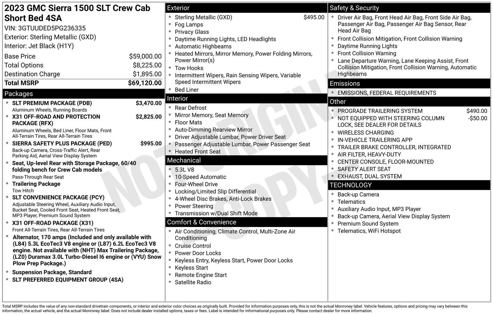 2023 GMC Sierra 1500 SLT