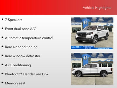 2026 Honda Ridgeline RTL