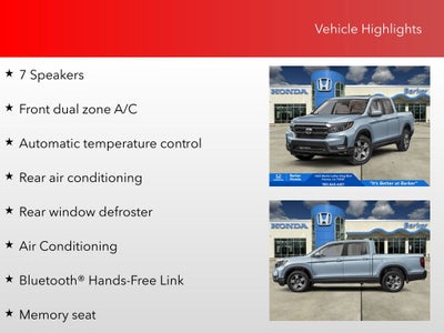 2026 Honda Ridgeline RTL