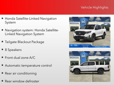 2026 Honda Ridgeline Black Edition