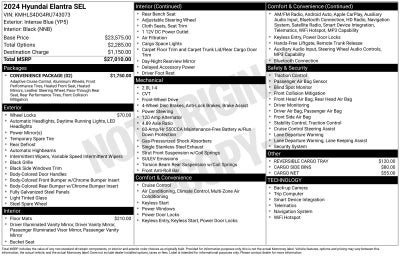 2024 Hyundai Elantra SEL